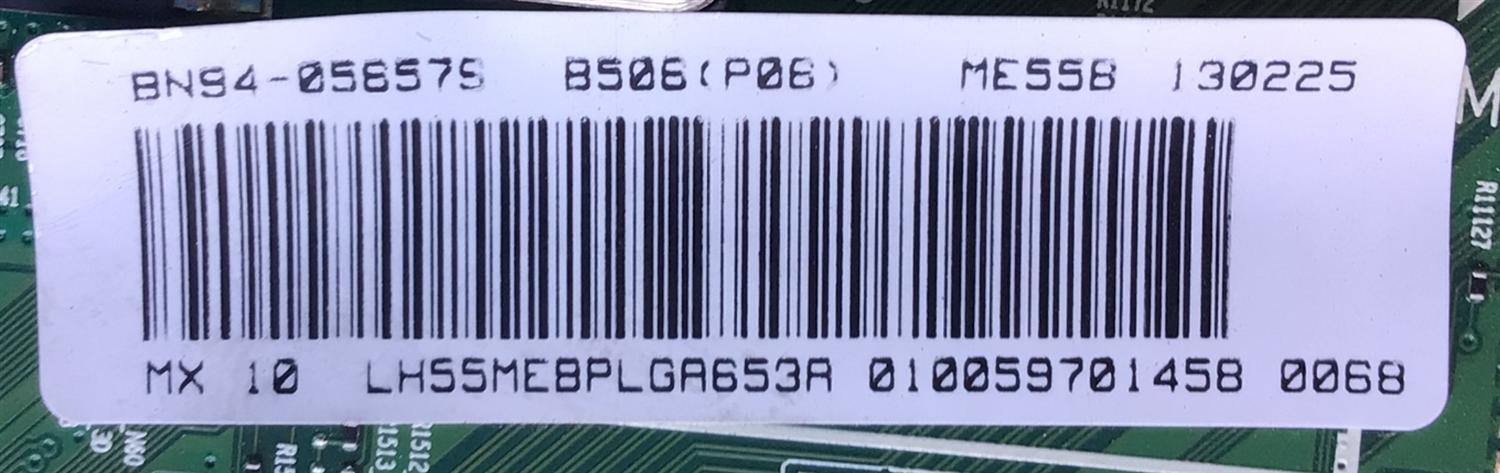 MAIN PARA TV SAMSUNG / NUMERO DE PARTE BN94-05657S / BN41-01869A / BN97-06630L / BN9405657S / DISPLAY LSJ550HJ05-E03 / MODELO H55MEBPLGA/ZA SS01	 - Imagen 3